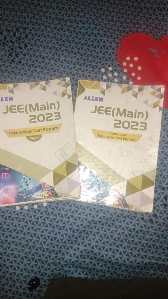 Allen JEE main 2023 topic wise pyq + Solution Book