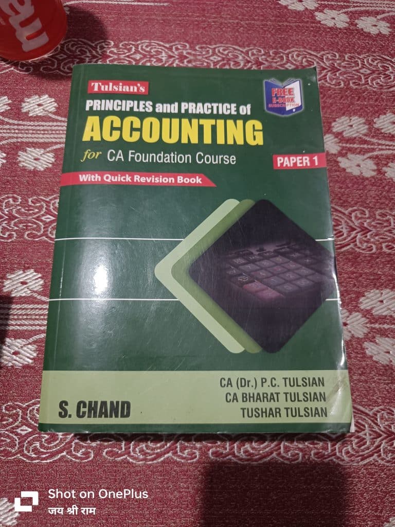Principles and practice of accounting