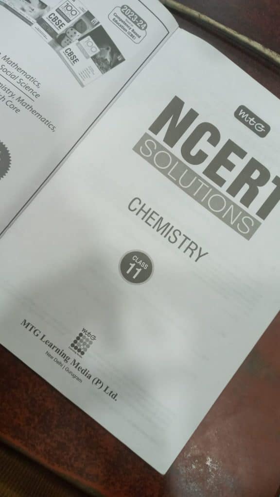 NCERT Chemistry Solution Class 11 photo 2