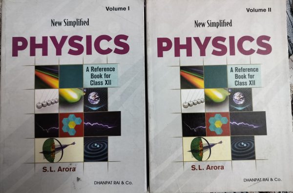 S.L. Arora Physics 12th(vol 1+ 2)