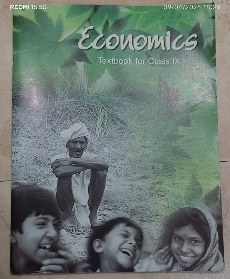 Economics textbook for class 9