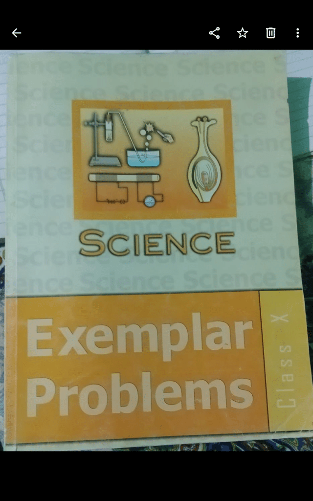 Class x Science NCERT examplar problems