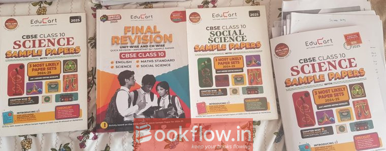 Educart bundle for CBSE Gr 10 Sci,Soc,Math,Eng