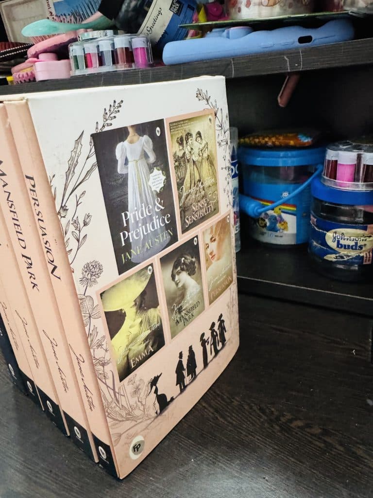 5 book set of Jane Austen
