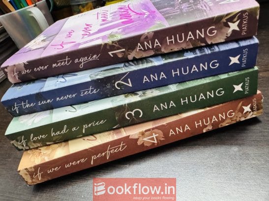 4 book set of Ana huang