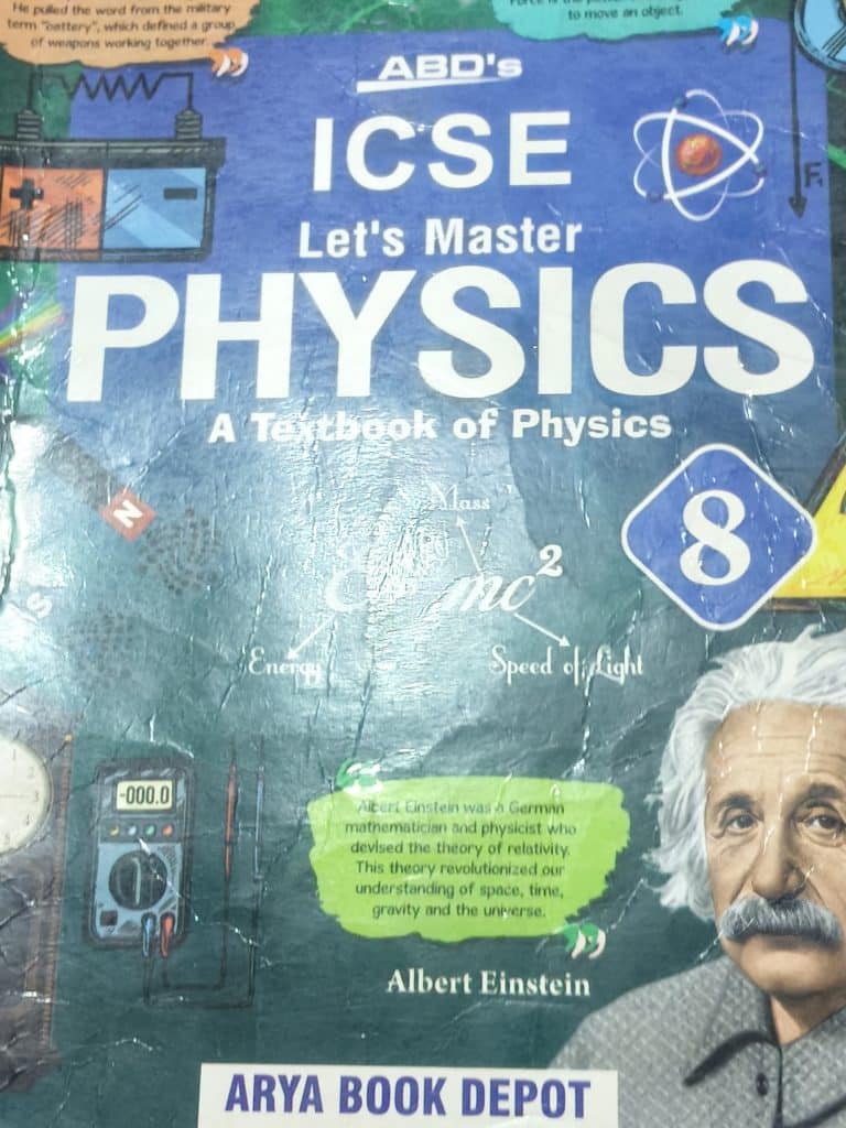 physics class 8 book, nep 2020 aligned