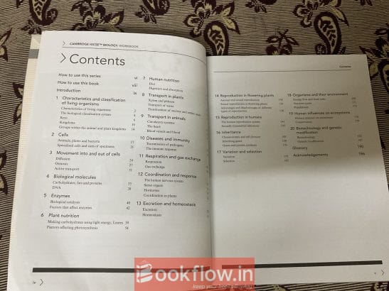 Biology for Cambridge IGCSE workbook