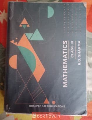 R D Sharma mathematics IX grade