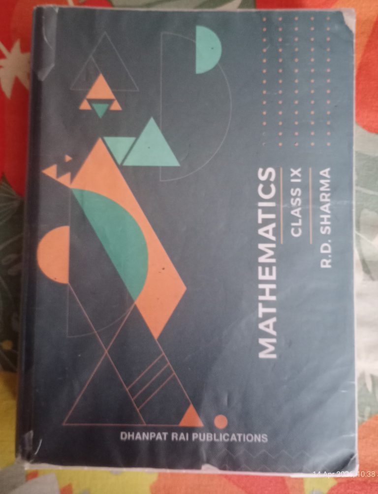 R D Sharma mathematics IX grade