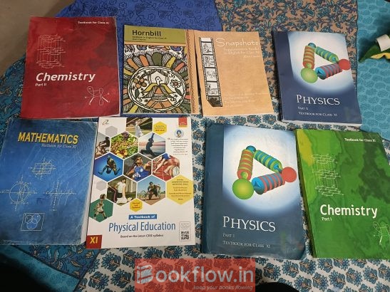 Class 11 NCERT physics, chemistry, maths, PE , hon