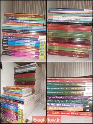 JEE + 11th 12th Books Set (HC Verma + Navneet)