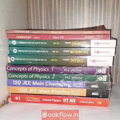 JEE + 11th 12th Books Set (HC Verma + Navneet)