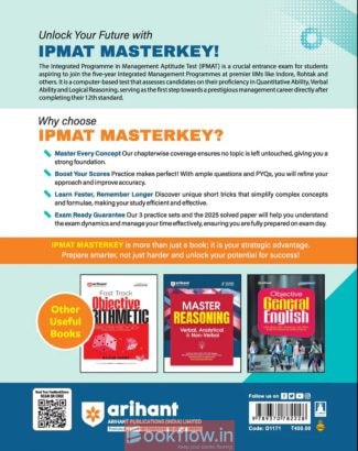 ARIHANT IPMAT MASTERKEY 2026