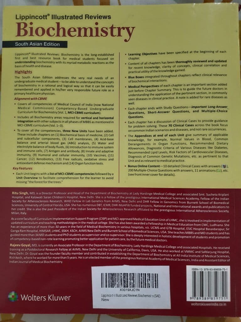 LIPPINCOTT Illustrated Reviews of Biochemistry photo 2