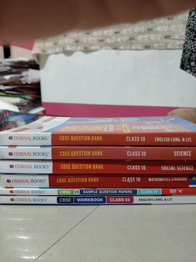 Class 10 Oswal CBSE question bank, workbook and sa