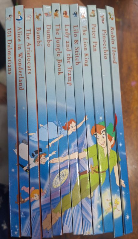 Hardbound Disney Classics book set of 12 imported