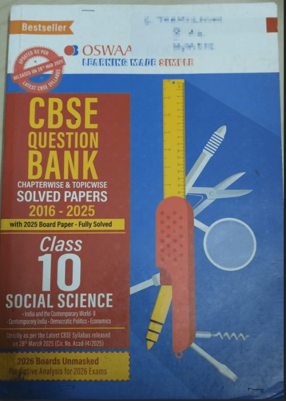 CBSE Question Bank (Social Science)