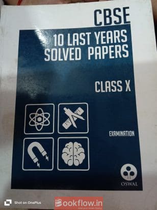 Oswal , CBSE, 10 last year’s solved paper (Class 1