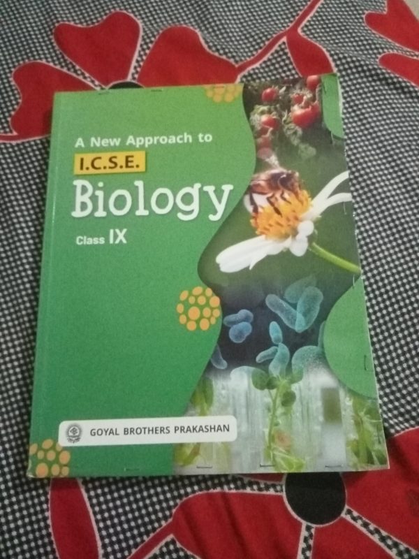 Class 9th icse biology book of goyal Brothers