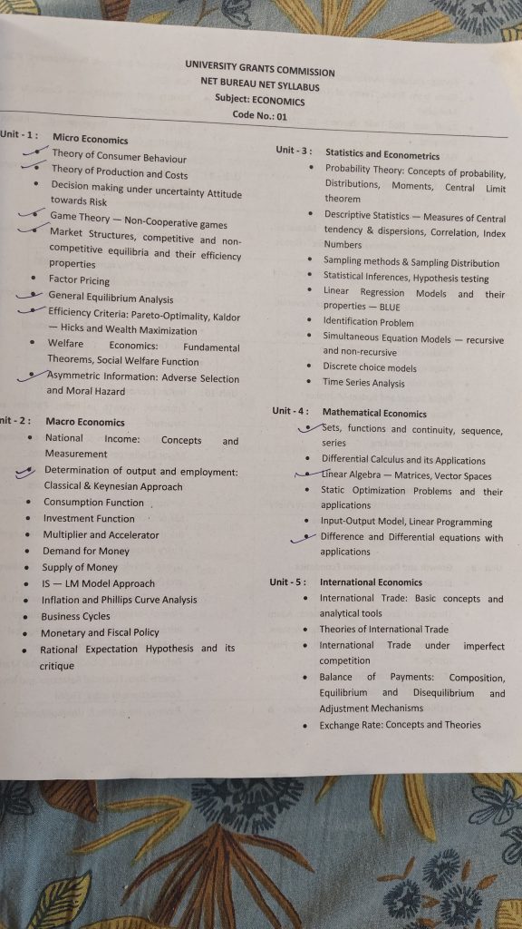 Economics UGC NET 14 years topic wise papers photo 3