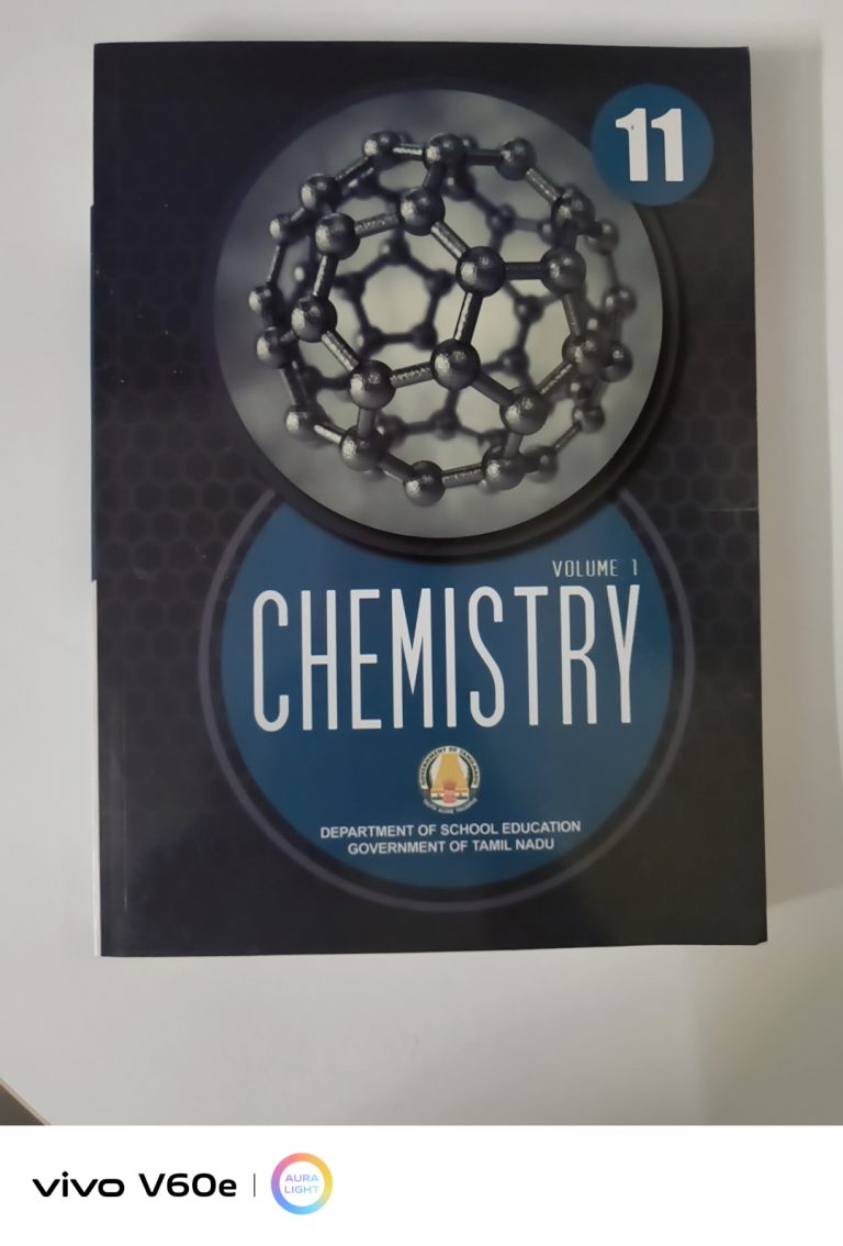 Samacheer Kalvi class 11 textbook- chemistry vol 1