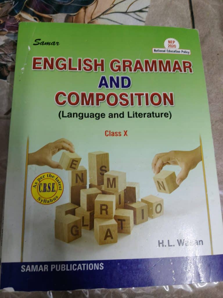 Class 10English grammar by h.l wasan