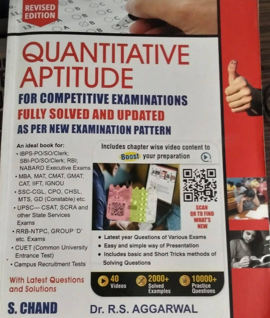 Quantitative Aptitude Dr. R.S. Aggarwal