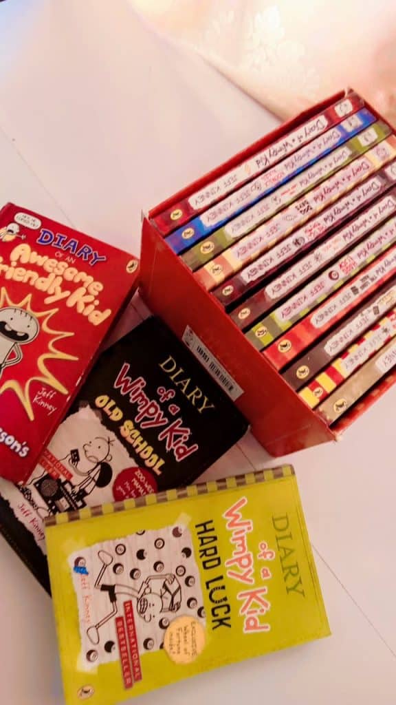 Diary of a Wimpy kid UK edition Bookset
