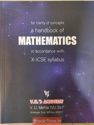Concepts of Mathematics (V.U Mehta) | class X ICSE