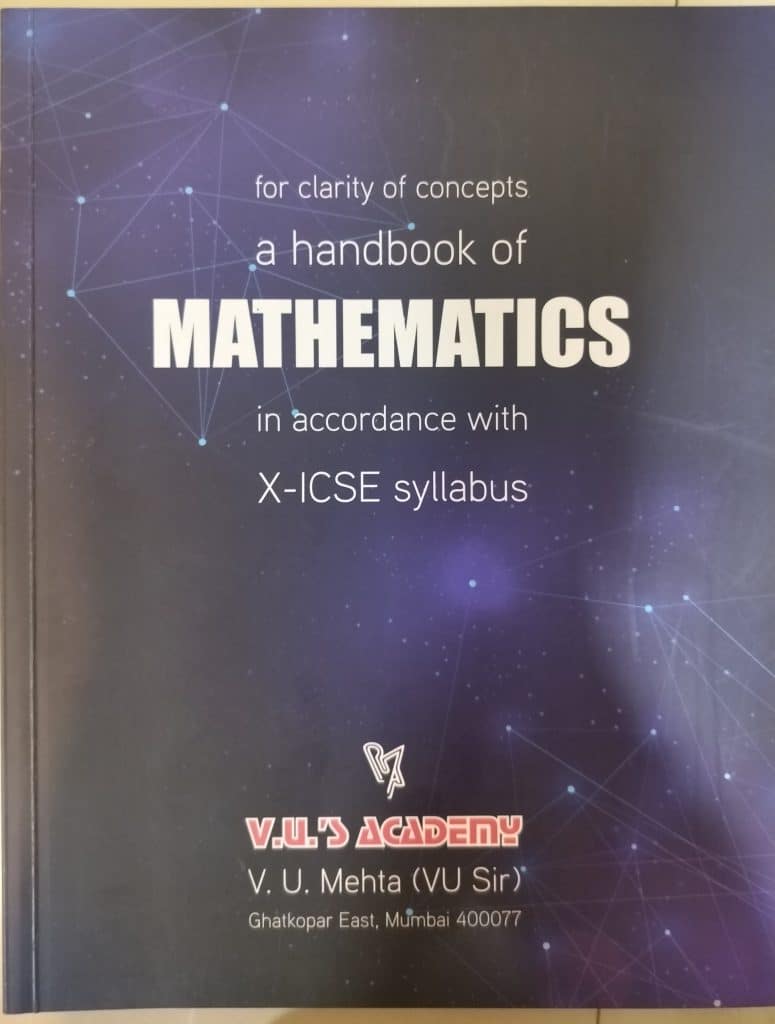 Concepts of Mathematics (V.U Mehta) | class X ICSE