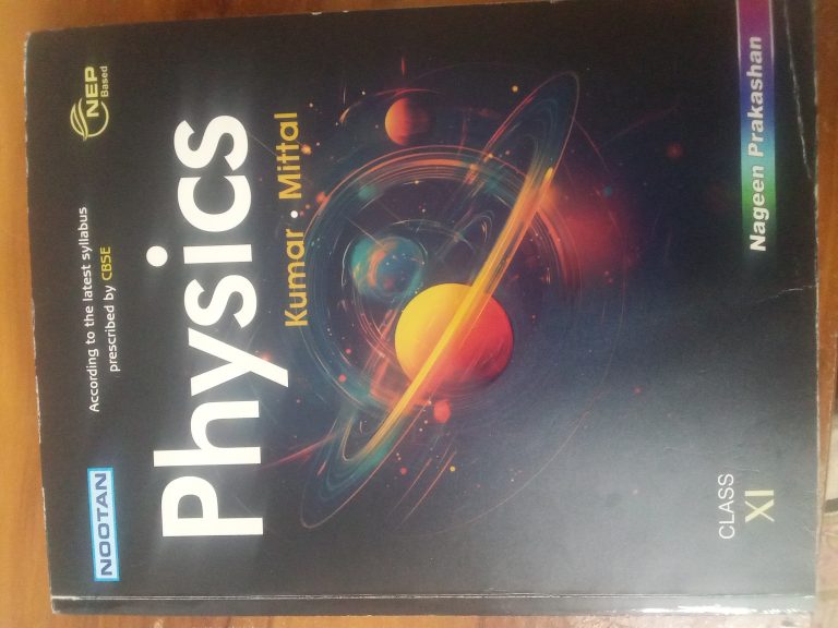 CBSE Physics class 11 Kumar Mittal-Nootan