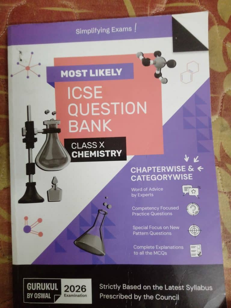 Icse 10th chemistry question bank