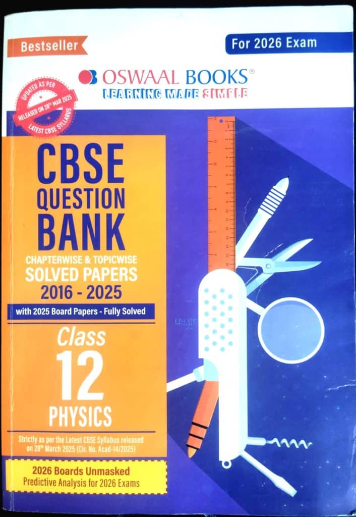 CBSE Question Bank SOLVED PAPERS Class 12