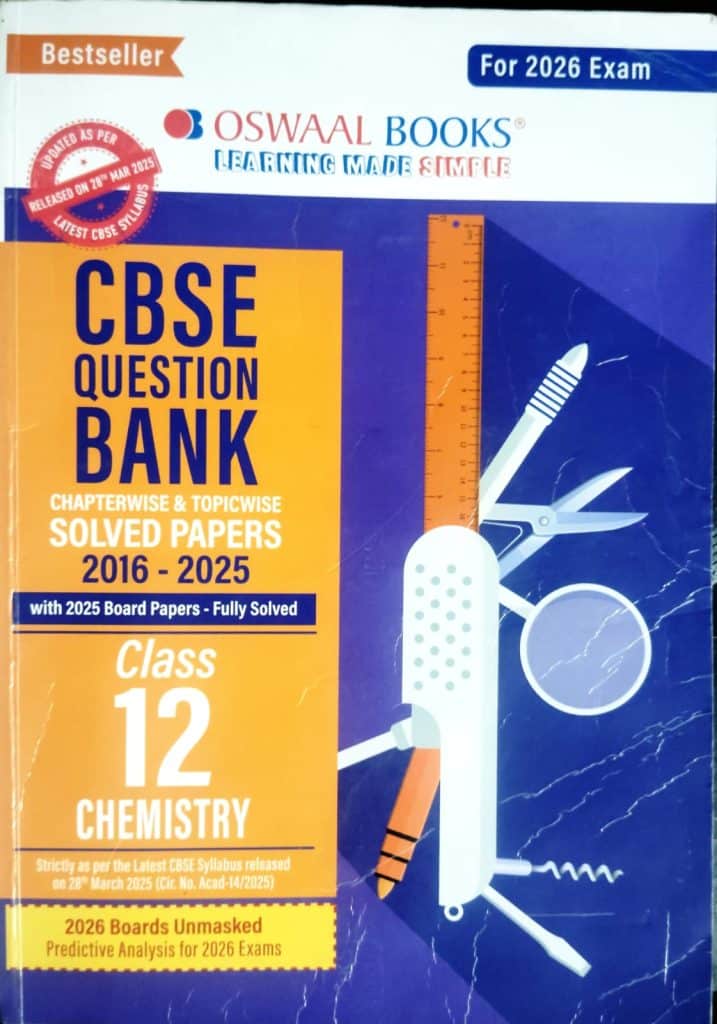 CBSE Question Bank SOLVED PAPERS Class 12