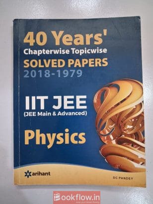 Arihant 40 Years’ Chapterwise Solved Papers