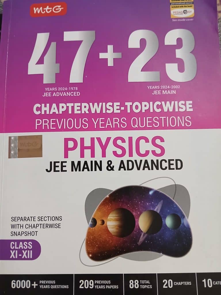 MTG physics jee mains & advanced