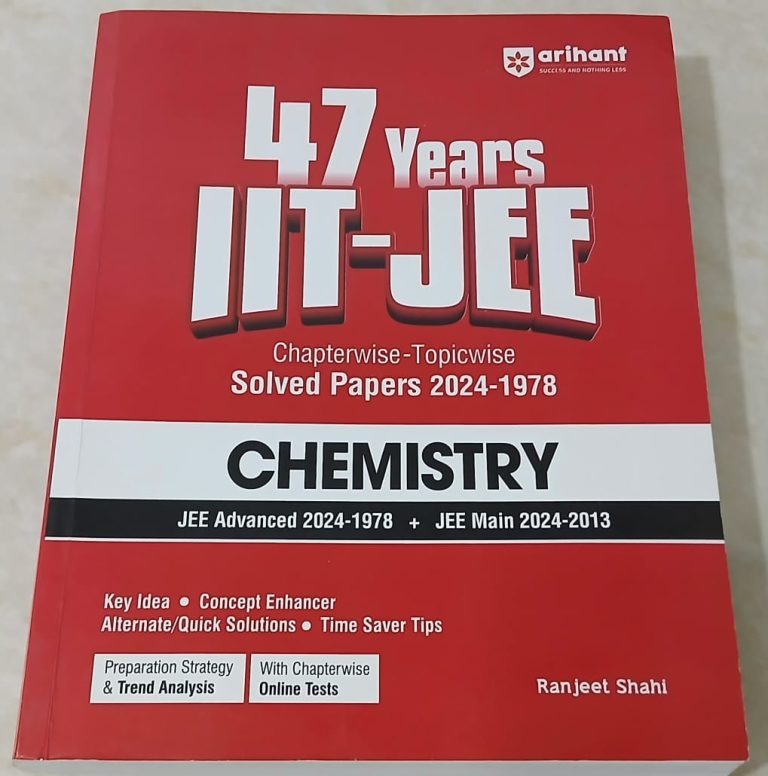 Arihant 47 Years IIT-JEE Chemistry 1978-2024