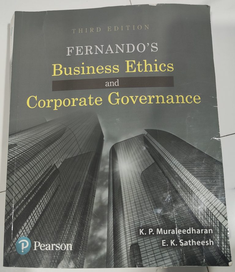 Business Ethics and Corporate Governance