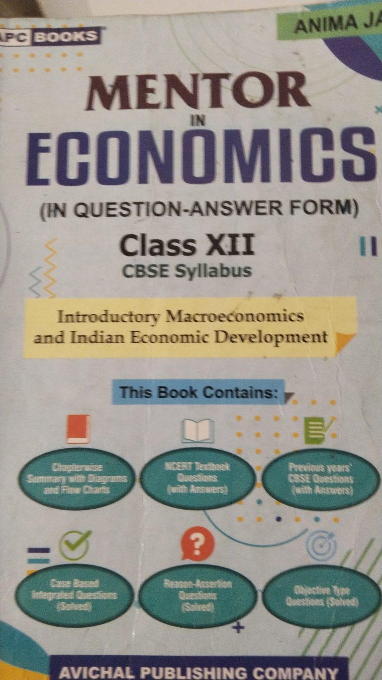 Mentor in economics apc books