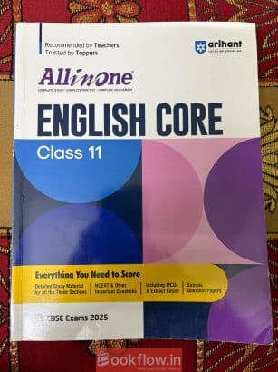 Arihant all in one class 11 english core