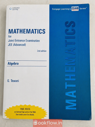 JEE Advanced Mathematics Algebra Book – G. Tewani