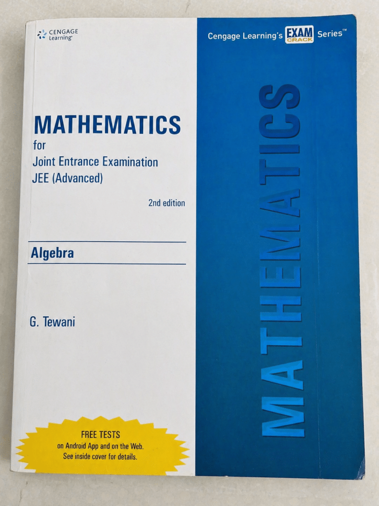 JEE Advanced Mathematics Algebra Book – G. Tewani