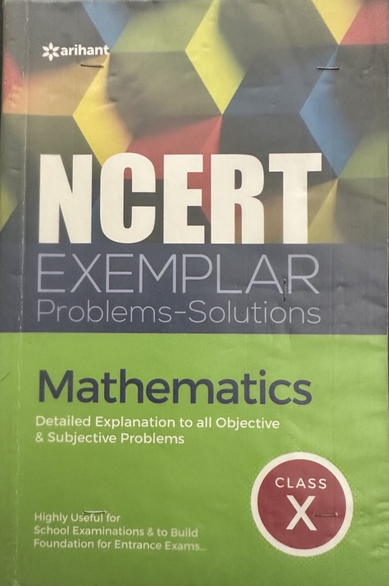 NCERT Exemplar Class 10 – Mathematics
