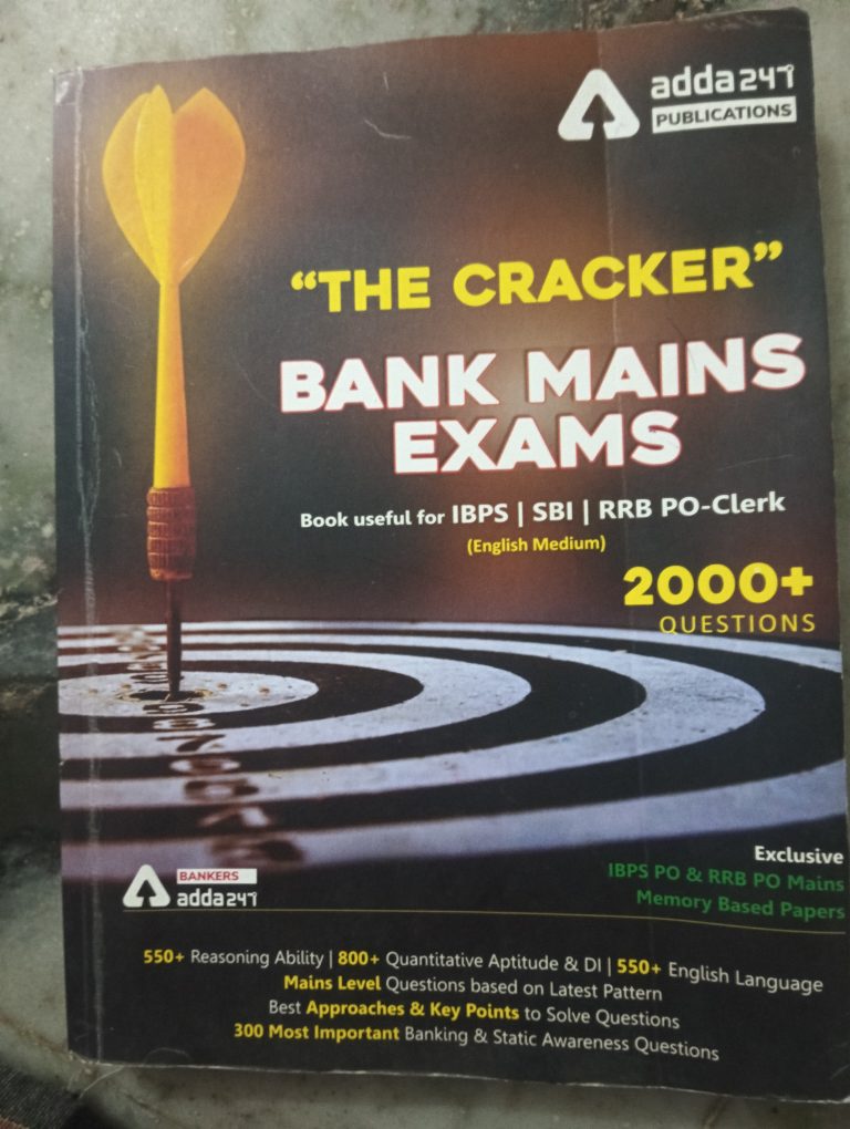 The crackers bank main exam