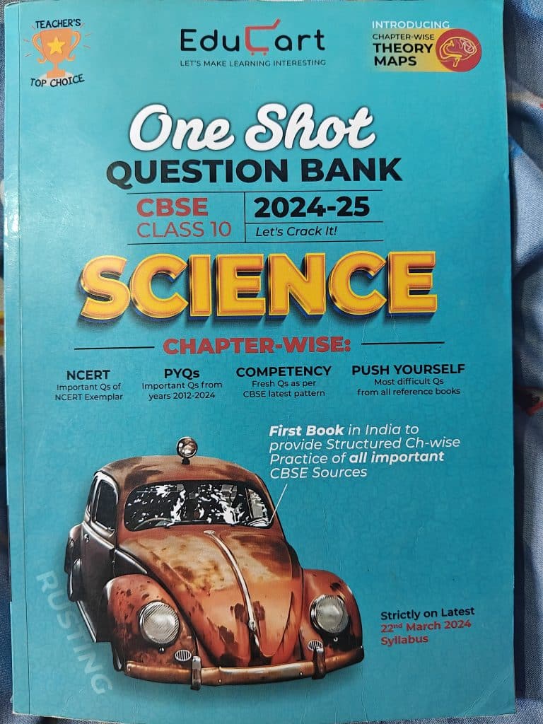 Educart Oneshot Science Class 10 2024-25