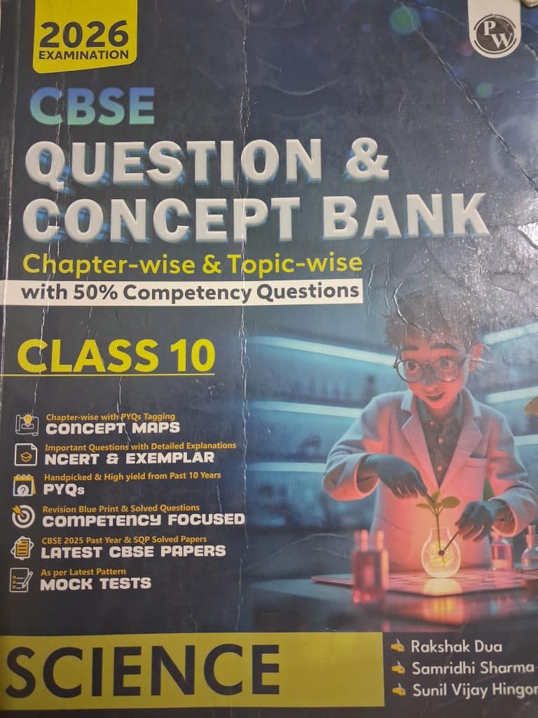 PW Class 10th Science Cb Question and Concept Bank