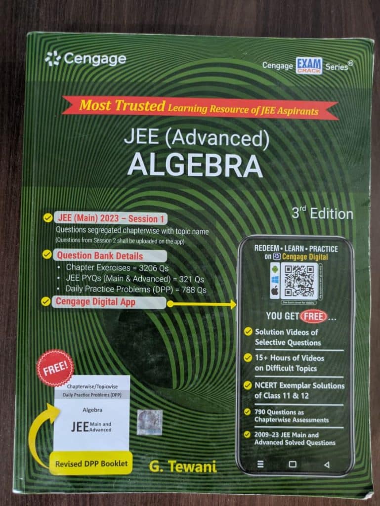 Cengage Algebra (JEE Advanced and Mains) photo 2