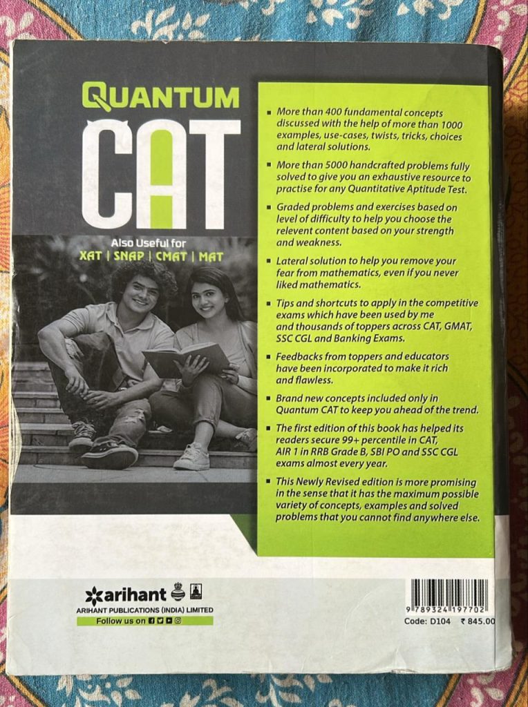 Quantam CAT Revised Edition 2020 photo 2