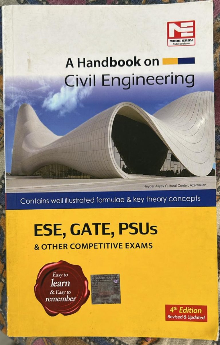 A Handbook on Civil Engineering – 4th Edition