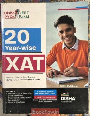 20 Year-wise XAT – Disha JEET Pakki – 16th Edition